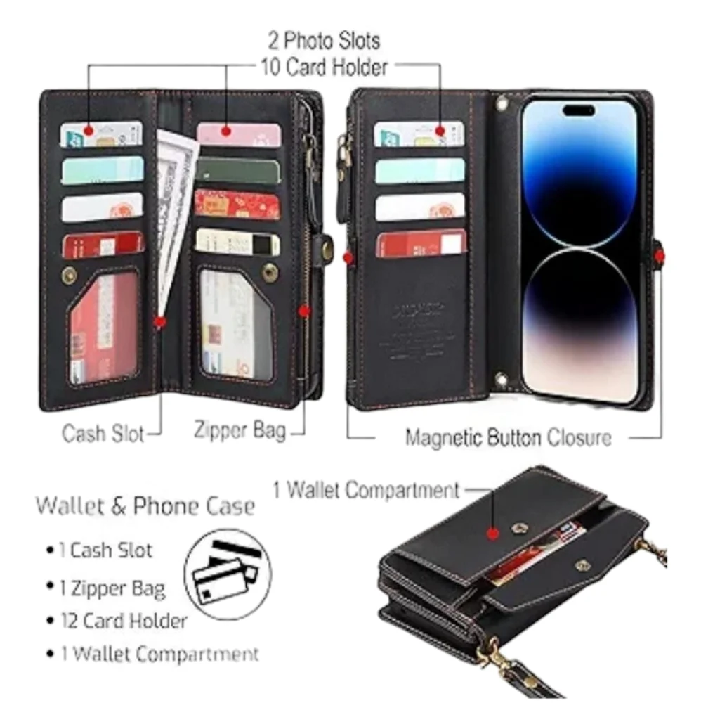 iPhone 15 Plus Wallet Case